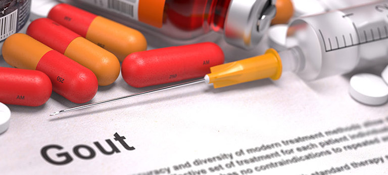 Colchicine là loại thuốc chủ yếu được sử dụng để điều trị các cơn gout Colchicine là loại thuốc chủ yếu được sử dụng để điều trị các cơn gout