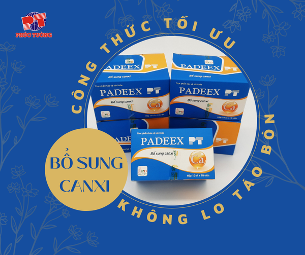 Padeex PT giúp bổ sung Canxi tối ưu Padeex PT giúp bổ sung Canxi tối ưu