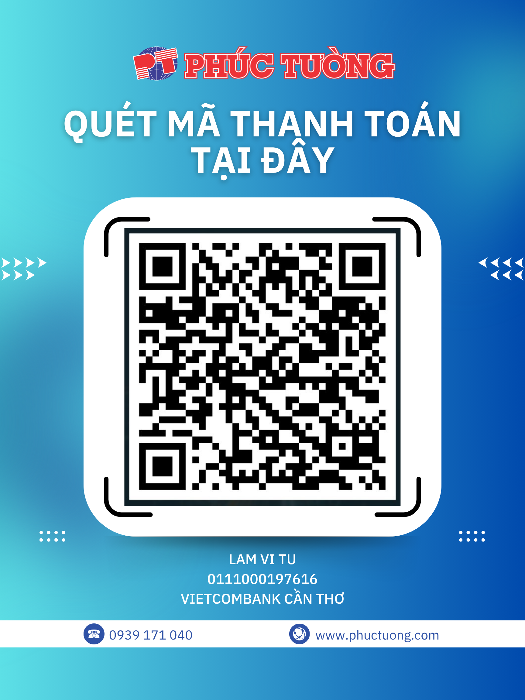 Mã QR thanh toán chuyển khoản Dược Phúc Tường Mã QR thanh toán chuyển khoản Dược Phúc Tường
