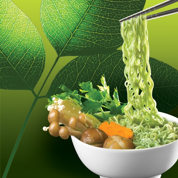 Mì moringa với hương vị mới lạ Mì moringa với hương vị mới lạ