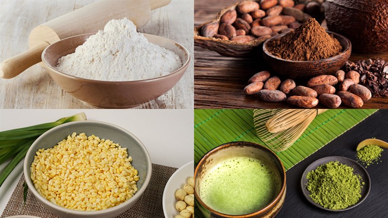 Nguyên liệu làm bánh trung thu nhân đậu xanh 3 lớp Nguyên liệu làm bánh trung thu nhân đậu xanh 3 lớp