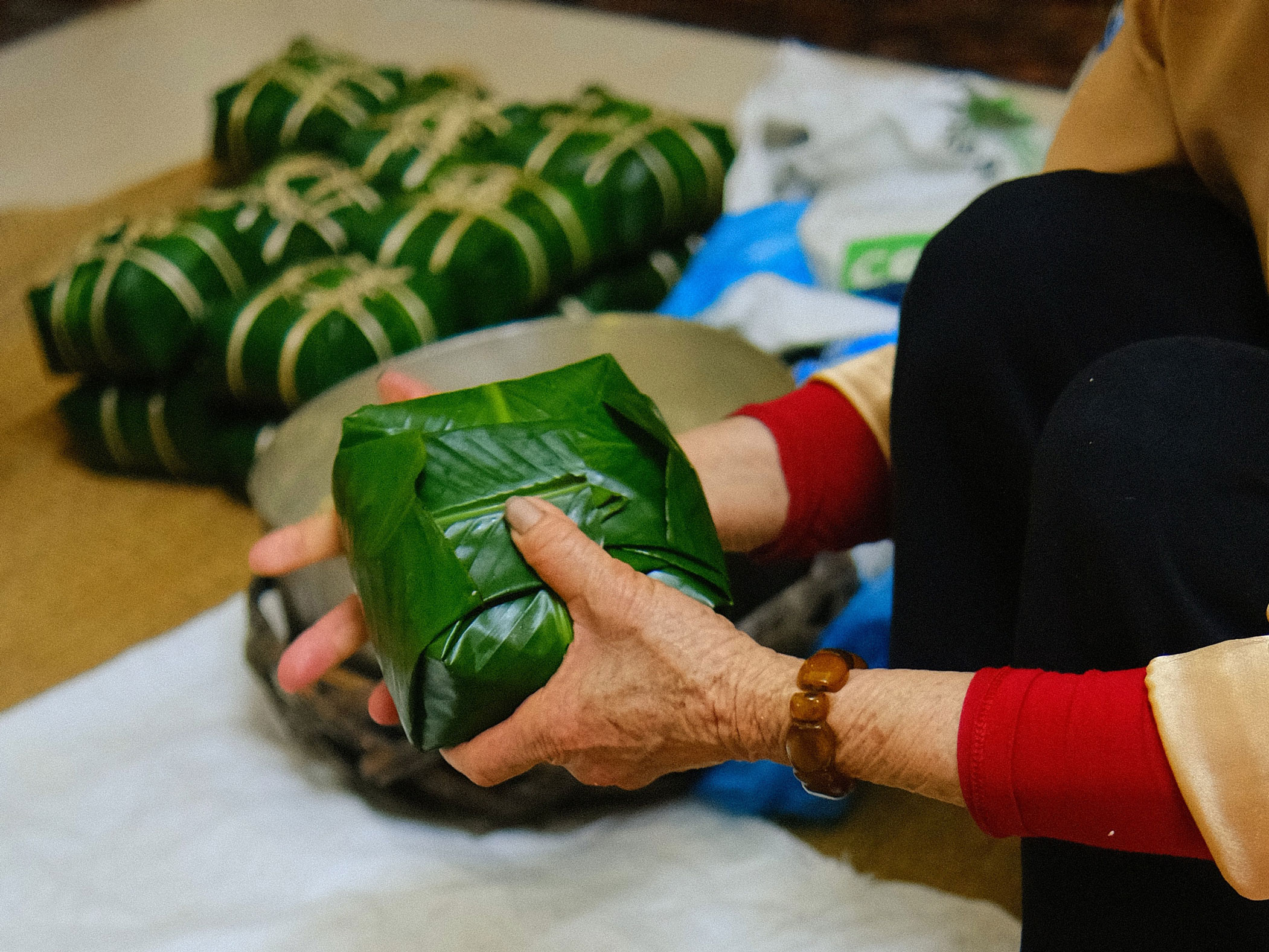 Bánh chưng là món ăn đặc trưng của ngày Tết Bánh chưng là món ăn đặc trưng của ngày Tết