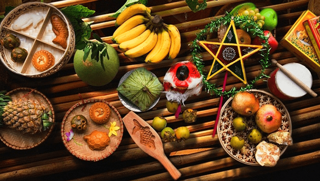 Mâm cỗ Tết Trung Thu của người Việt Mâm cỗ Tết Trung Thu của người Việt