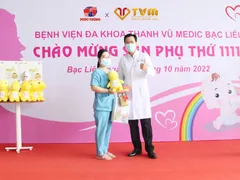 PHÚC TƯỜNG TÀI TRỢ SỰ KIỆN CHÀO MỪNG SẢN PHỤ THỨ 11.111 TẠI BỆNH VIỆN ĐA KHOA THANH VŨ MEDIC BẠC LIÊU