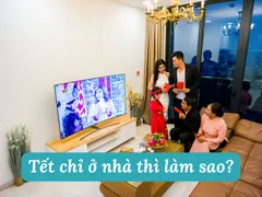 TẾT CHỈ Ở NHÀ THÌ LÀM SAO?