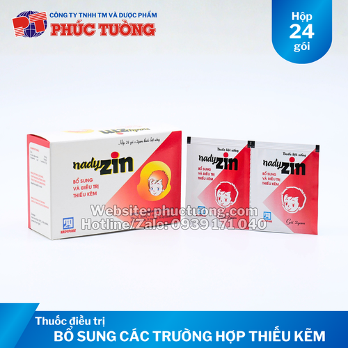 Nadyzin bổ sung kẽm cho cơ thể