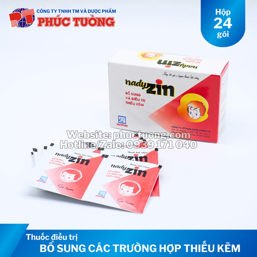 Nadyzin bổ sung kẽm cho cơ thể