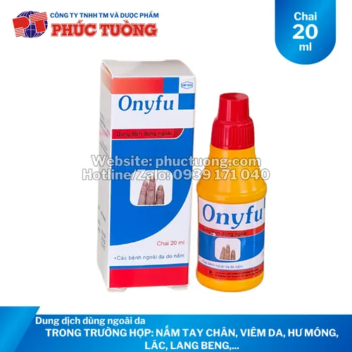 Onyfu dung dịch dùng ngoài trị nấm tay chân