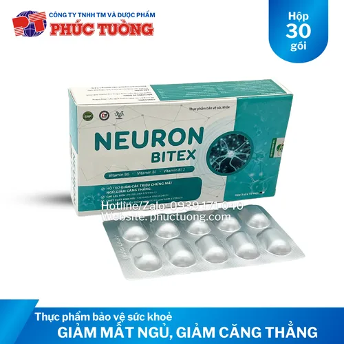Neuron Bitex hỗ trợ giảm mất ngủ, giảm căng thẳng