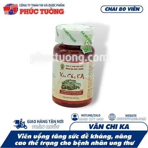 [Hết hàng] VÂN CHI KA - Tăng sức đề kháng, nâng cao thể trạng cho bệnh nhân ung thư