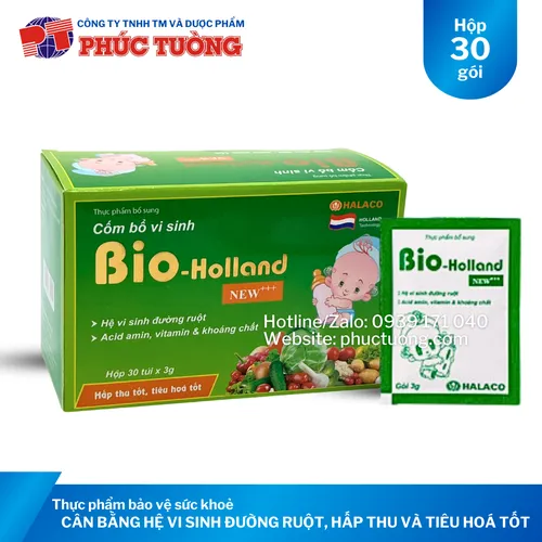 <HẾT HÀNG> Bio Holland cân bằng hệ vi sinh đường ruột, giúp hấp thu tốt, tiêu hóa tốt