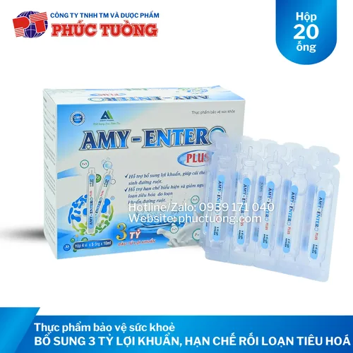 <HẾT HÀNG> Amy-Entero Plus bổ sung ba tỷ lợi khuẩn, hạn chế rối loạn tiêu hóa