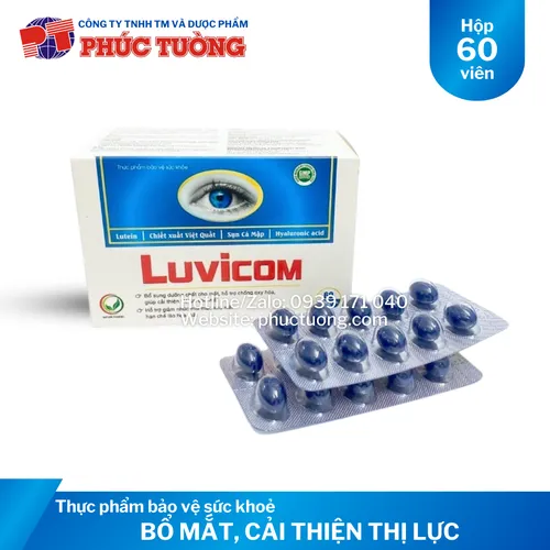 Luvicom bổ mắt, tăng cường thị lực