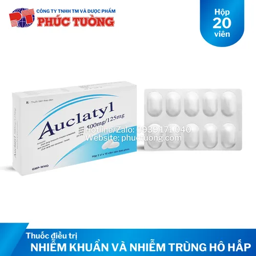 Auclatyl 500mg/125mg điều trị các trường hợp nhiễm khuẩn
