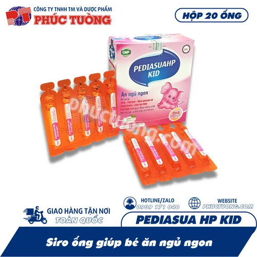 [Hết hàng] PEDIASUA HP KID - Giúp bé ăn ngon, ngủ tốt