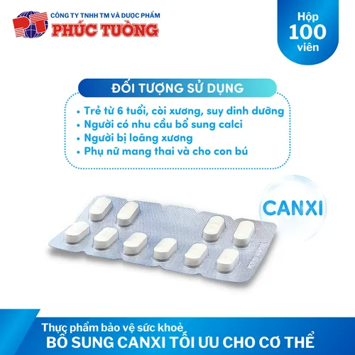 Padeex PT bổ sung canxi tối ưu cho cơ thể