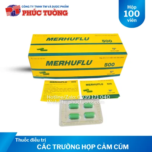 Merhuflu điều trị cảm cúm
