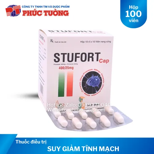 Stufort Cap điều trị suy giảm tĩnh mạch