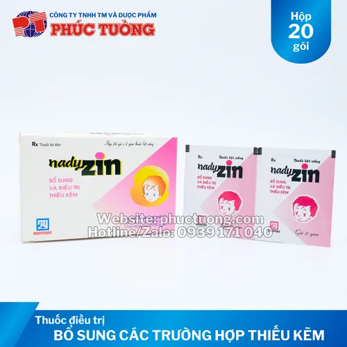 Nadyzin bổ sung kẽm cho cơ thể