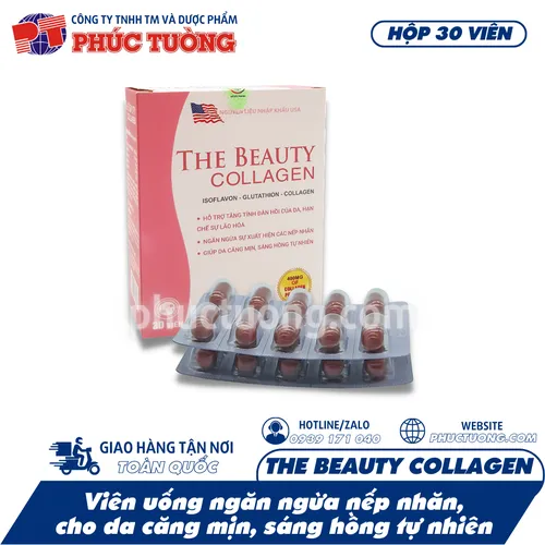 <Hết hàng> THE BEAUTY COLLAGEN - Bổ sung collagen, đẹp da, hạn chế lão hóa