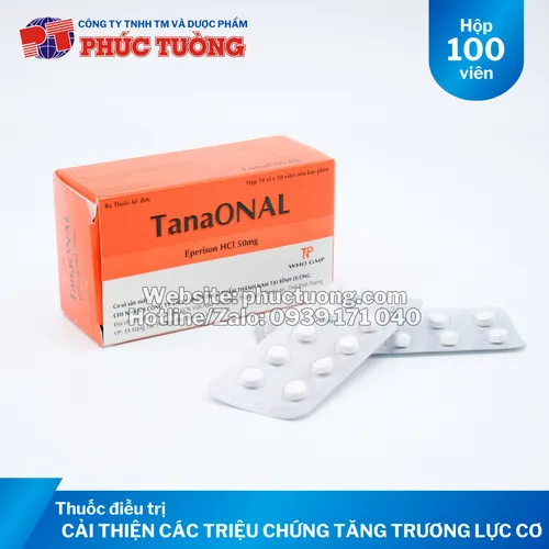 Tanaonal cải thiện các tình trạng căng cơ và liệt co cứng