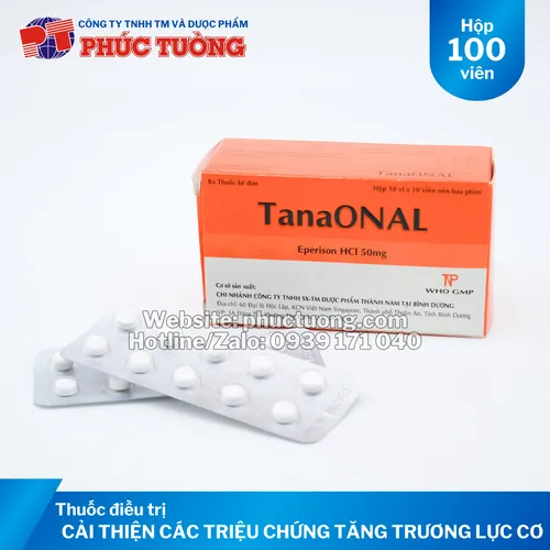 Tanaonal cải thiện các tình trạng căng cơ và liệt co cứng