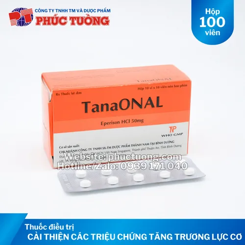 Tanaonal cải thiện các tình trạng căng cơ và liệt co cứng