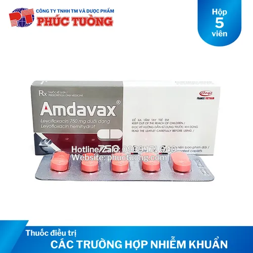 Amdavax 750 điều trị các trường hợp nhiễm khuẩn