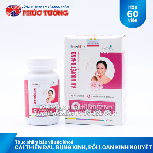 An Nguyệt Khang cải thiện đau bụng kinh, rối loạn kinh nguyệt
