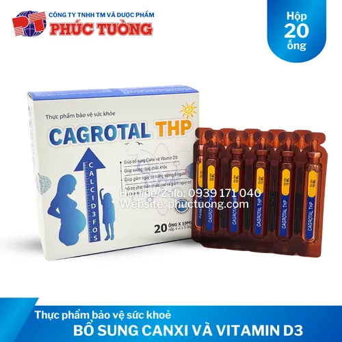 Cagrotal THP bổ sung canxi cho cơ thể