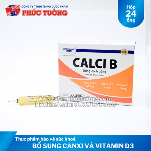 Calci B giúp bổ sung Canxi và Vitamin B cho cơ thể