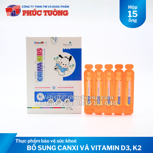 Calma Kids bổ sung Calci, vitamin D3, K2 cho cơ thể