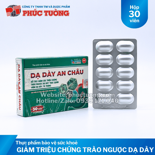 Dạ Dày An Châu hỗ trợ giảm các triệu chứng trào ngược dạ dày