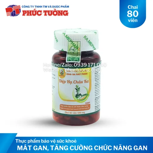 Diệp Hạ Châu KA hỗ trợ giải độc gan, hạ men gan