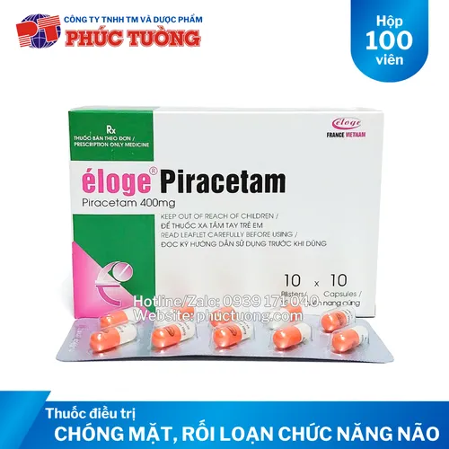 Éloge Piracetam điều trị chóng mặt, rối loạn chức năng não