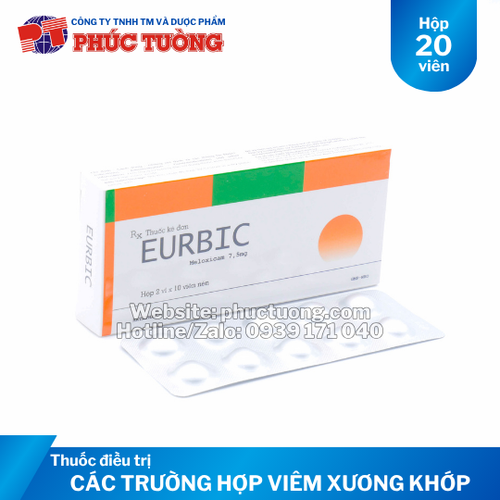 Eurbic điều trị triệu chứng của thoái hóa khớp, viêm khớp