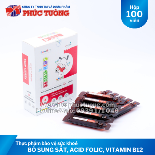 Femed kids hỗ trợ giảm nguy cơ thiếu máu do thiếu sắt