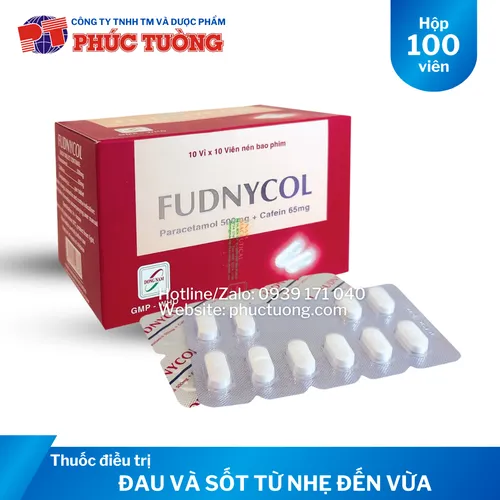 Fudnycol điều trị cảm cúm, giảm đau, hạ sốt, chống viêm