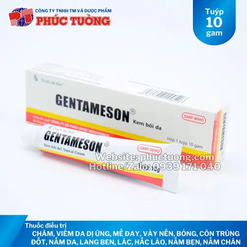 Gentameson điều trị các bệnh viêm da dị ứng