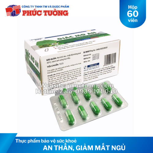 Giấc mơ an hỗ trợ an thần, giảm mất ngủ