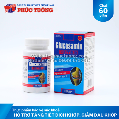 Glucosamin Extra hỗ trợ tăng tiết dịch khớp, giảm viêm khớp, đau khớp