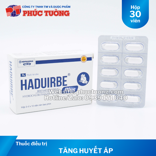 Haduirbe Plus điều trị tăng huyết áp