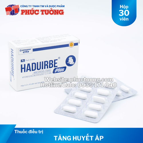Haduirbe Plus điều trị tăng huyết áp