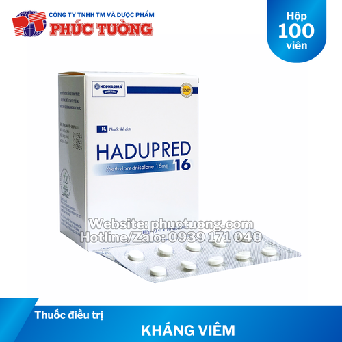 Hadupred 16 chống viêm và giảm miễn dịch
