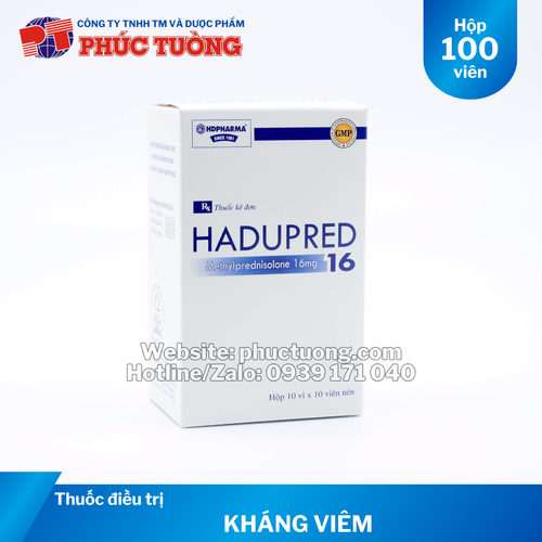 Hadupred 16 chống viêm và giảm miễn dịch