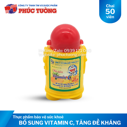 Kẹo ngậm C Doremon bổ sung vitamin C tăng cường dinh dưỡng và sức đề kháng