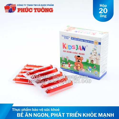 KIDJANS Ăn ngon khỏe mạnh giúp bé ăn uống ngon miệng, phát triển khỏe mạnh