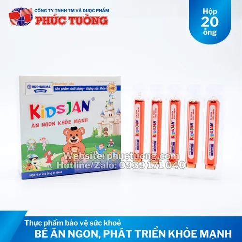 KIDJANS Ăn ngon khỏe mạnh giúp bé ăn uống ngon miệng, phát triển khỏe mạnh