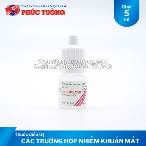Levofoxaxime điều trị cho các trường hợp nhiễm khuẩn mắt