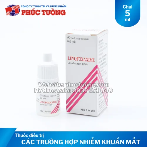 Levofoxaxime điều trị cho các trường hợp nhiễm khuẩn mắt